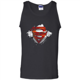 Calgary Flames And Superman Fans - Tank Top
