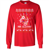 Mr Slothy Christma - Long Sleeve T-Shirt