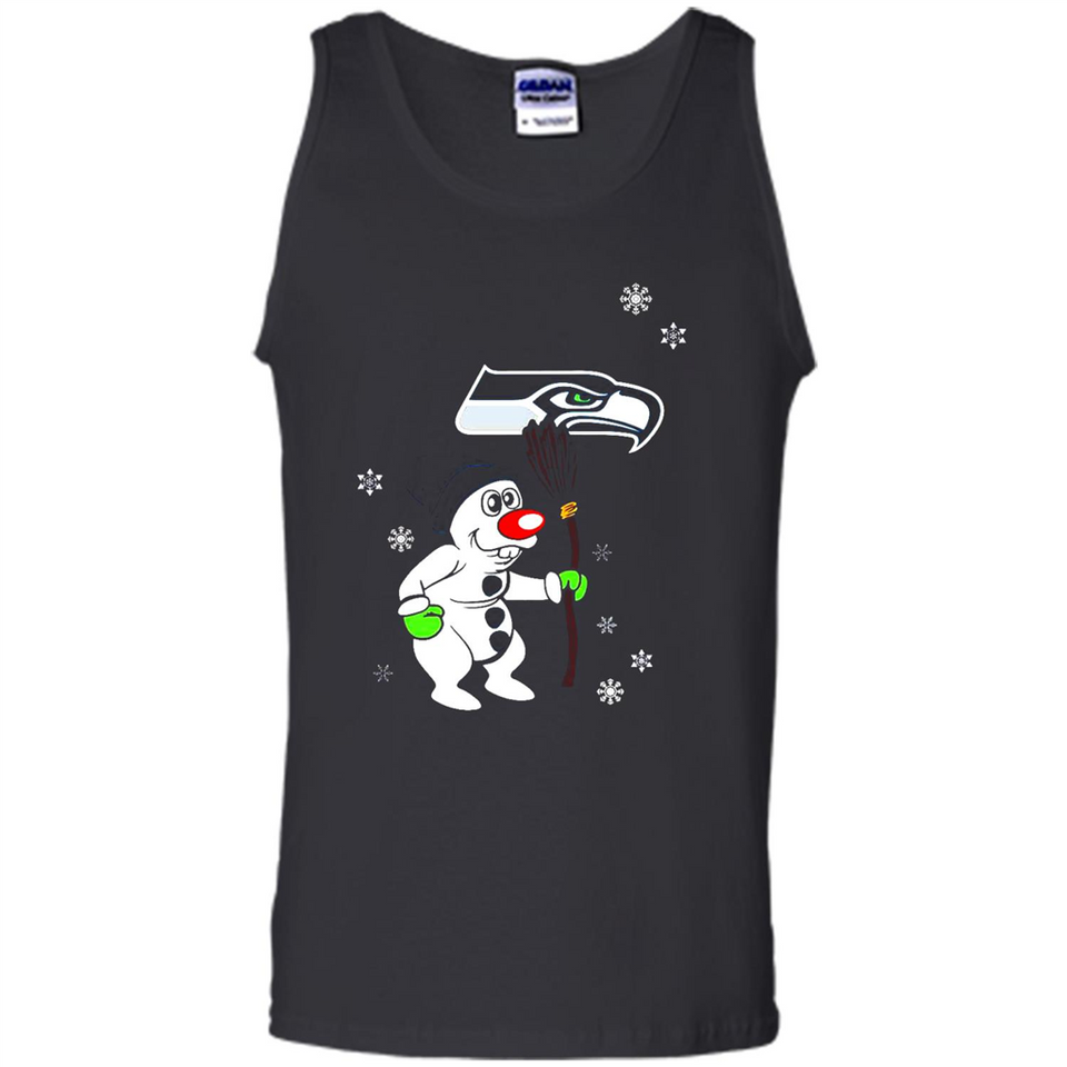 Seattle Seahawks Snowman