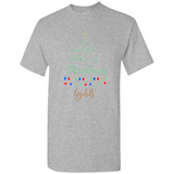 My Favorite Color is Christmas Lights Xmas Sporty T-Shirt - Shirt