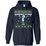 Mr Meeseeks Xistence Is Pain Ugly Christmas - Hoodie