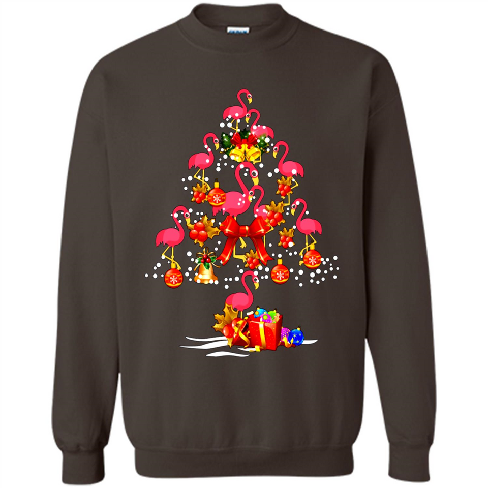 Flamingo Christmas Tree Merry Christmas Flamingo PING PONG