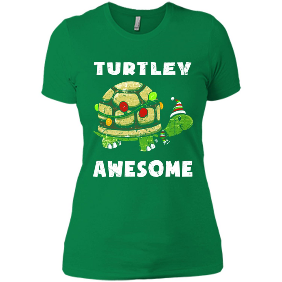Turtley Awesome - Ladies' Boyfriend T-Shirt
