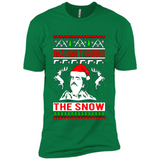 Narcos dashing through the snow Christmas sweatshirt PINGPONG