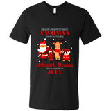 Never Underestimate A July Woman Watches Hallmark Movies Sweatshirt PINGPONG