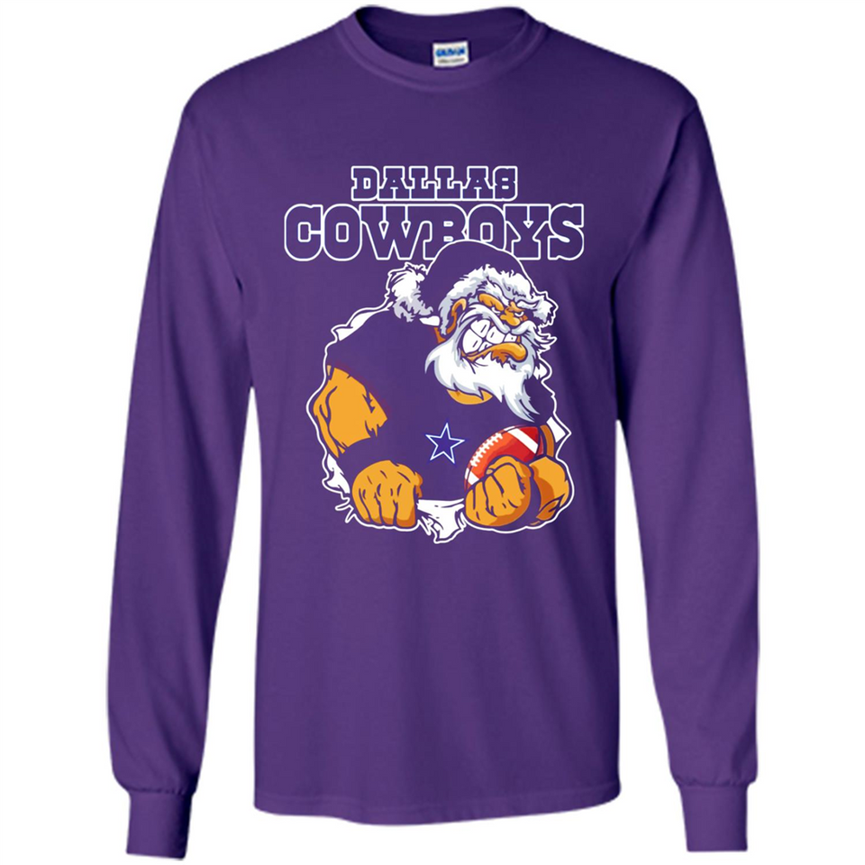 Grumpy Santa Claus Dallas Cowboys Football Team PINGPONG