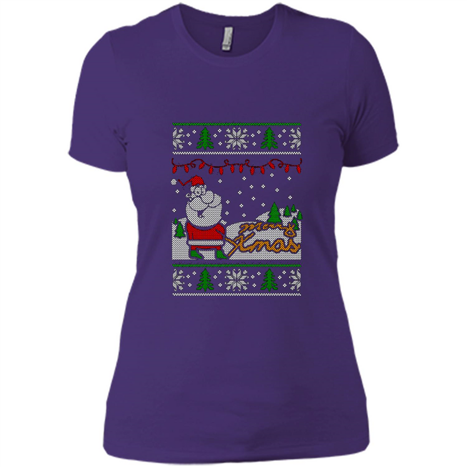 Bad Santa pingpong - Ladies' Boyfriend T-Shirt