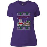 Bad Santa pingpong - Ladies' Boyfriend T-Shirt