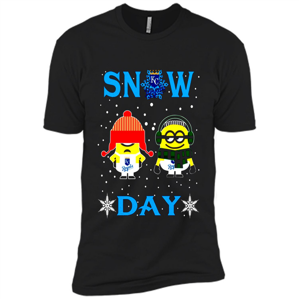 Snow Day Shirt For Kansas City Royals Vs Minion Fans pingpong