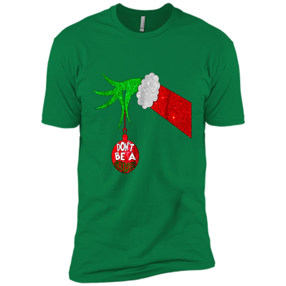 GRINCH HAND HOLDING CHRISTMAS ORNAMENT - DON'T BE A GRINCH PINGPONG
