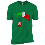 GRINCH HAND HOLDING CHRISTMAS ORNAMENT - DON'T BE A GRINCH PINGPONG