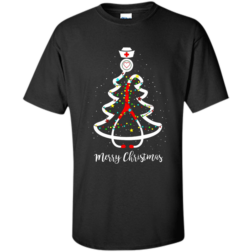 Christmas tree Nurse merry Christmas - Shirt