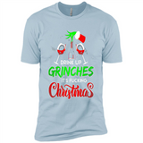 Drink Up Grinches It_s Fucking Christmas Funny Sweatshirt - Premium Short Sleeve T-Shirt