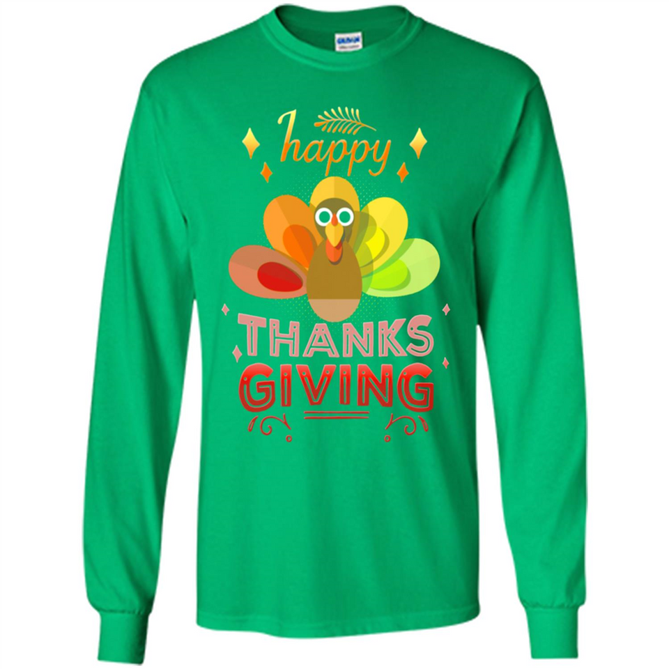 Happy Thanksgiving Turkey Day Colorful Cute