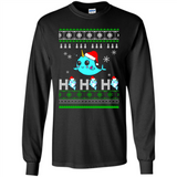 Narwhal christmas sweatshirt hoodie long PINGPONG - Long Sleeve T-Shirt