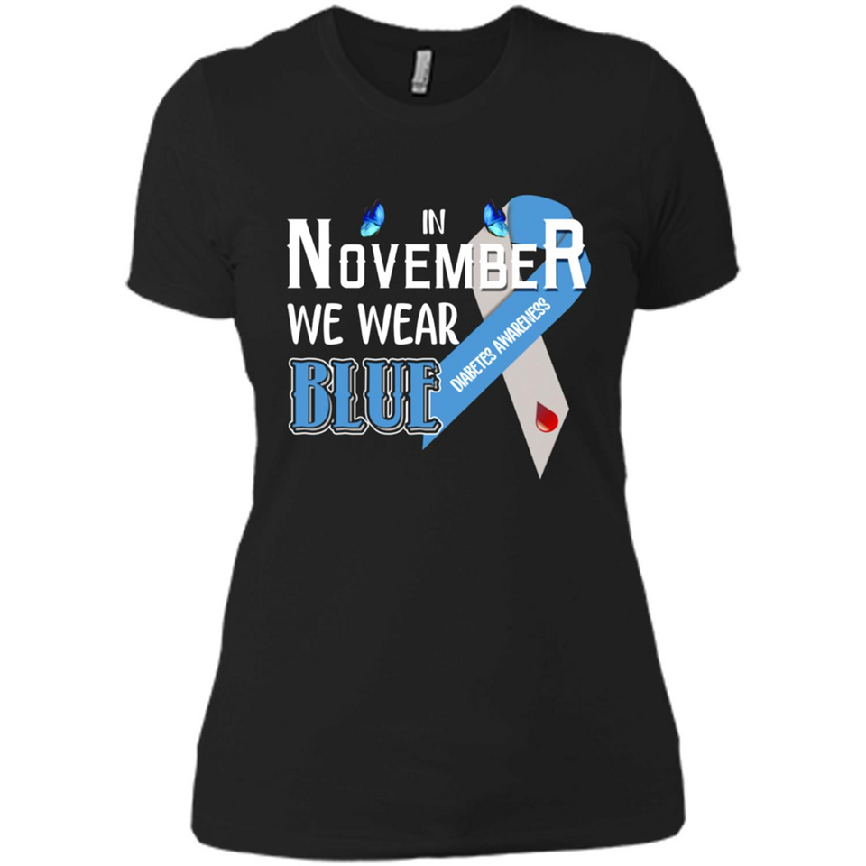 November We Wear Blue Diabetes Awareness