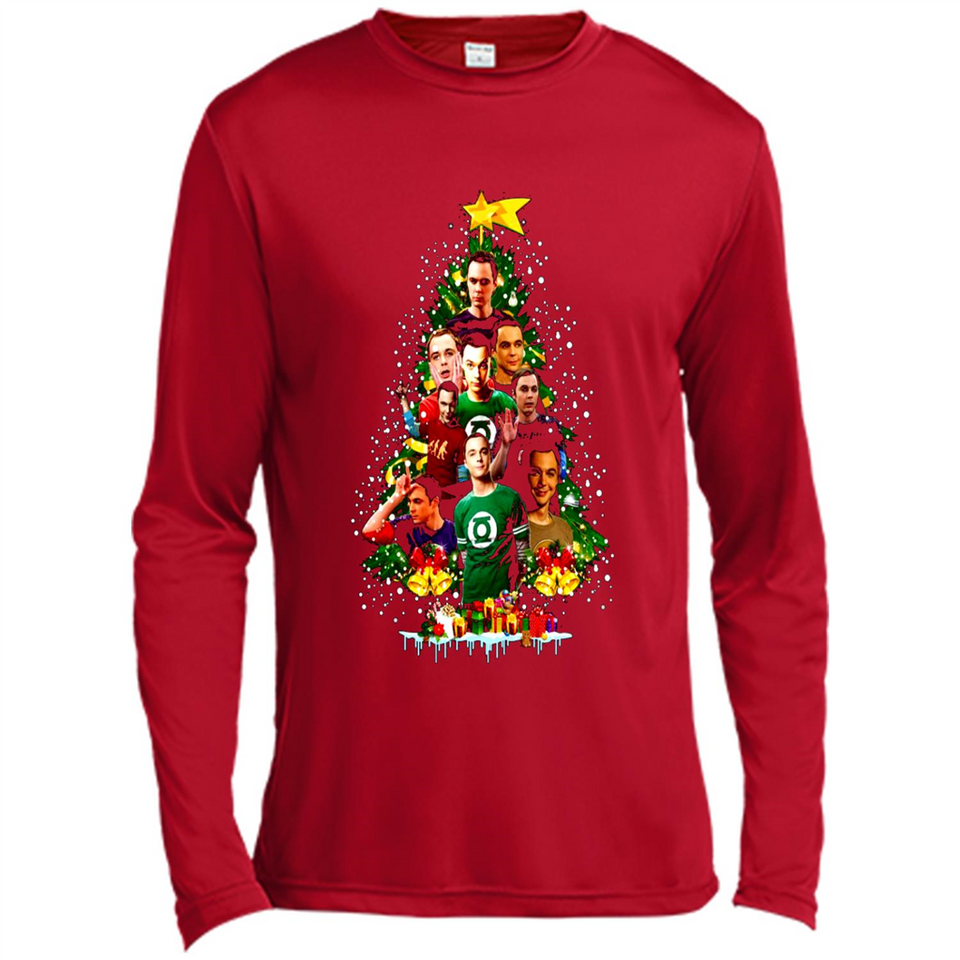 Sheldon Cooper Christmas tree sweater PINGPONG