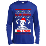 Narcos dashing through the snow Christmas sweatshirt PINGPONG