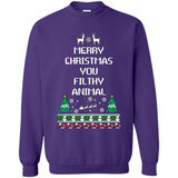 Merry Christmas You Filthy Animal Sweatshirt PINGPONG