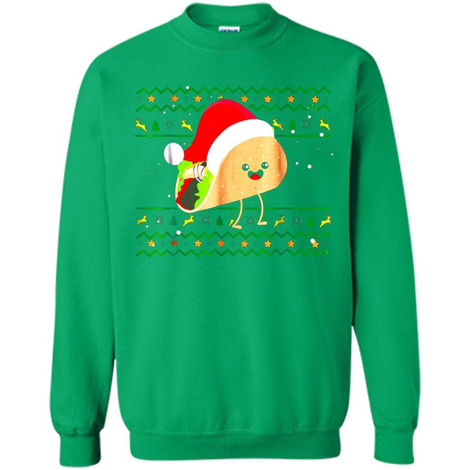 TACO Santa Hat Ugly Christmas shirt Ladies' Boyfriend