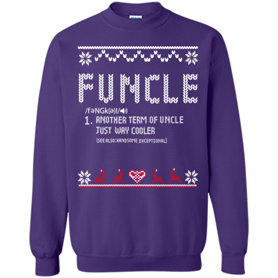 Mens Christmas Funcle Definition - Sweatshirt
