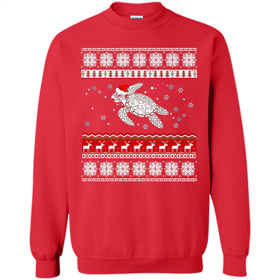 Sea Turtle Ugly Christmas T-Shirt - Sweatshirt