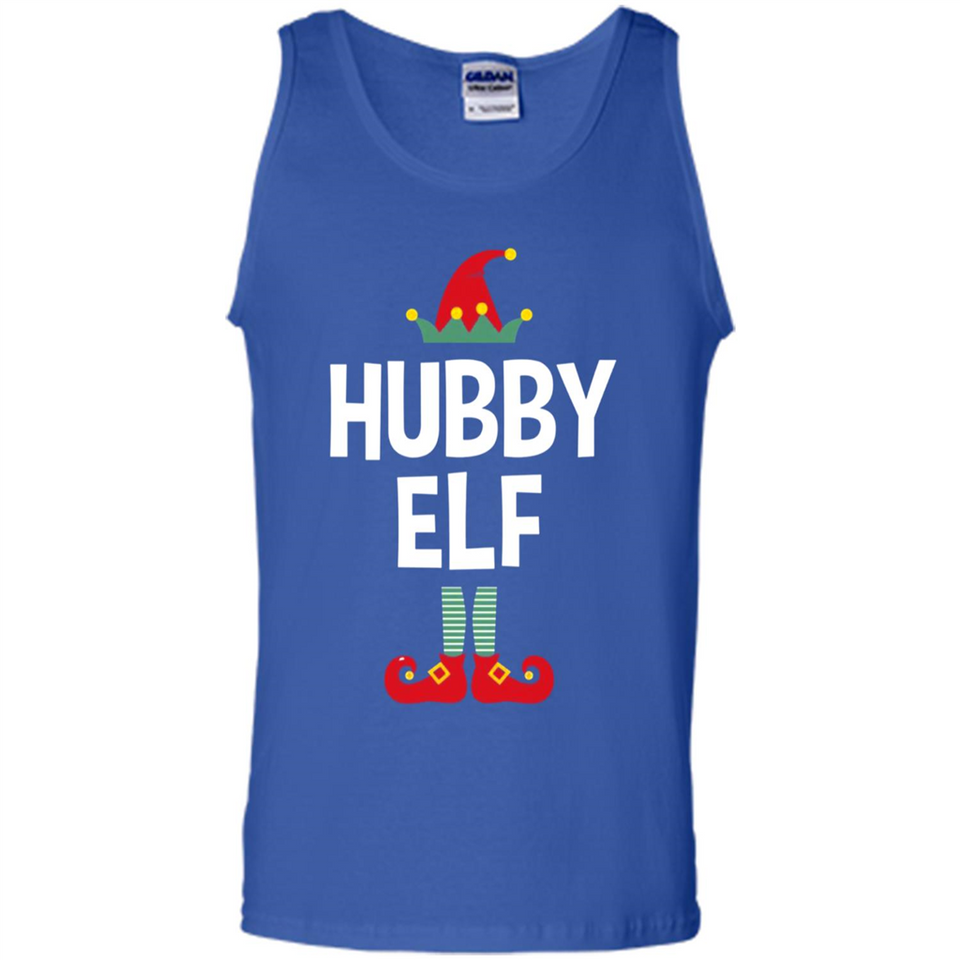 Hubby Elf Shirt - Family Matching Christmas Pajamas - Tank Top