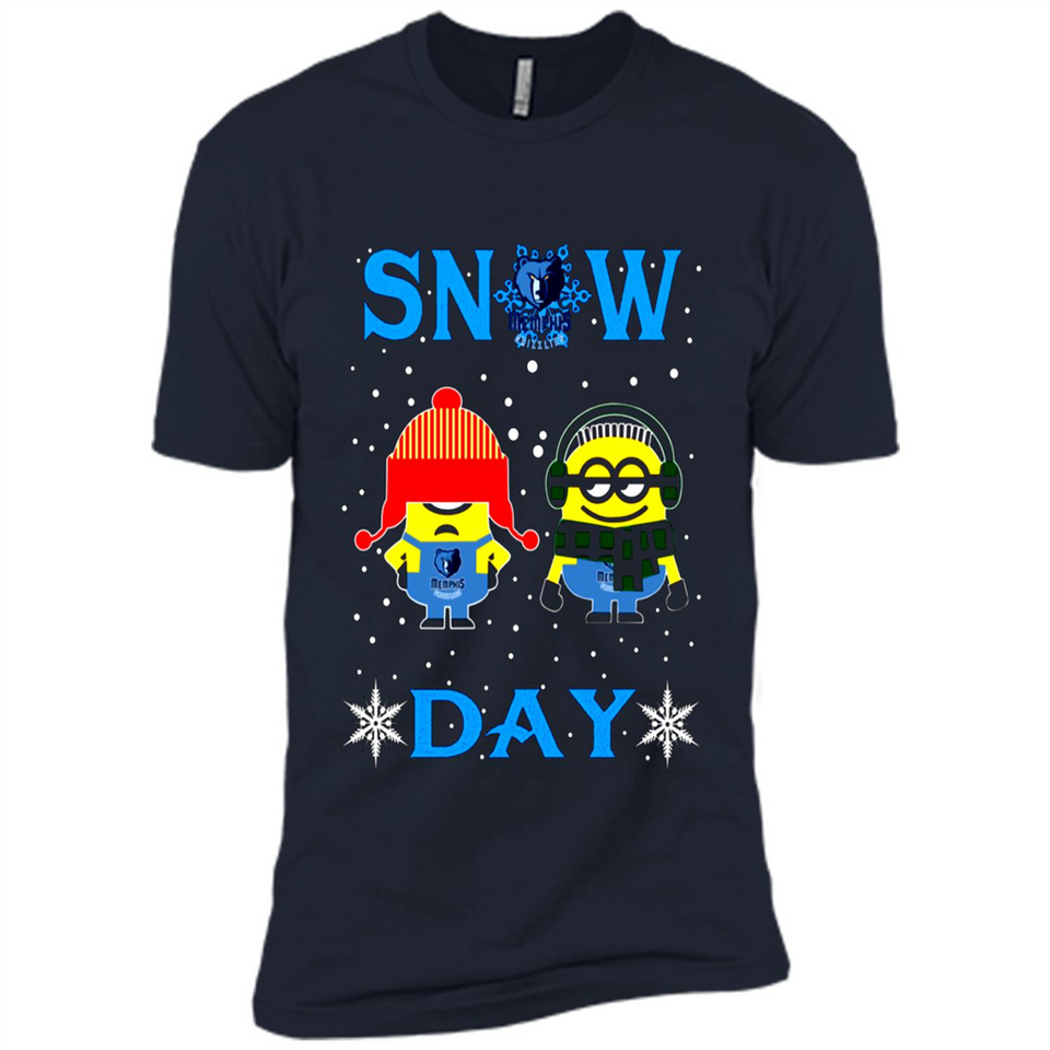 Snow Day Shirt For Memphis Grizzlies Vs Minion Fans pingpong