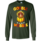 Gobble Til You Wobble Funny Thanksgiving Day Turkey