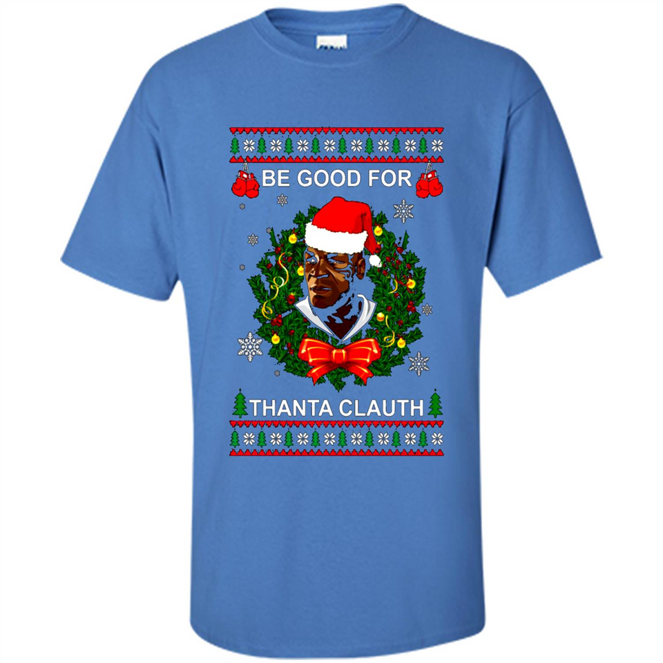 Mike Tyson Thanta Clauth Santa Claus Christmas sweater PINGPONG