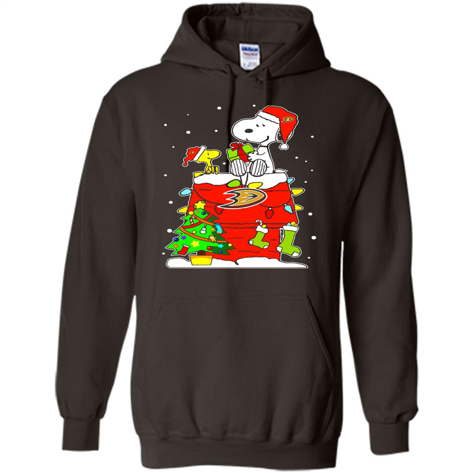 Anaheim Ducks Snoopy Ugly Christmas Sweaters - Sao chép - Hoodie