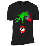 GRINCH HAND HOLDING GREEN BAY PACKERS GLITTER CHRISTMAS PINGPONG