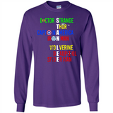 RIP Stan Lee Doctor Strange Thor Caption America Iron Man Shirt PINGPONG - Long Sleeve T-Shirt