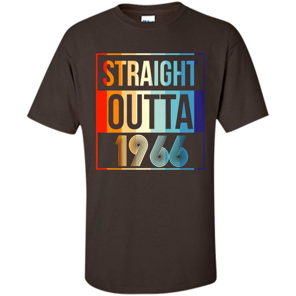 Retro Straight Outta 1966 52 Years Old - Shirt