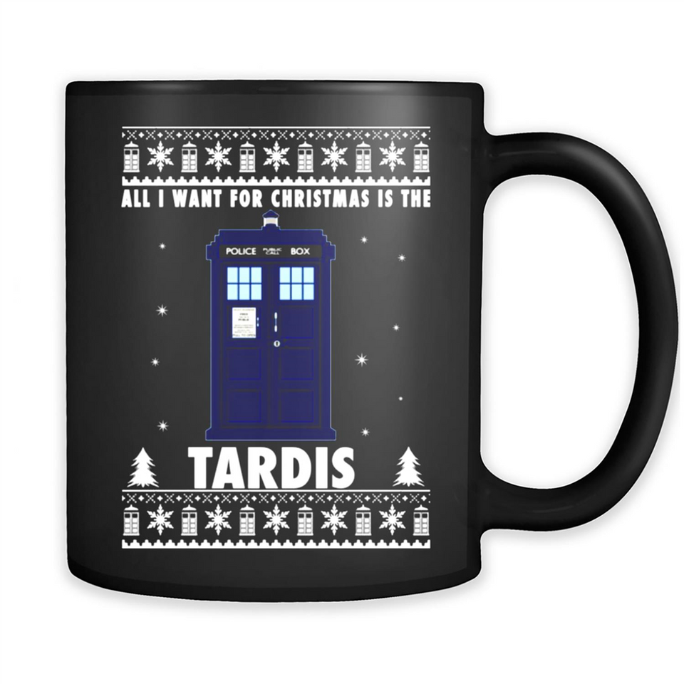 All I Want For Christmas Is The Tardis Ugly PINGPONG