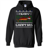 Santa Claus Carpmas Merry Carpmas Christmas Sweater PINGPONG - Hoodie
