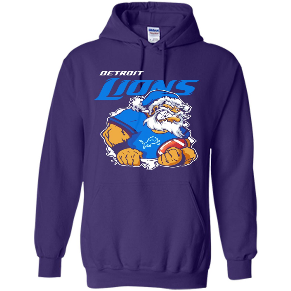Grumpy Santa Claus Detroit Lions Football Team PINGPONG