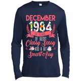 December 1984 34 Years Of Being Classy Sassy - Canvas Long Sleeve T-Shirt