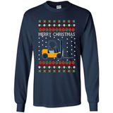 Merry Christmas Forklift ugly sweatshirt PINGPONG