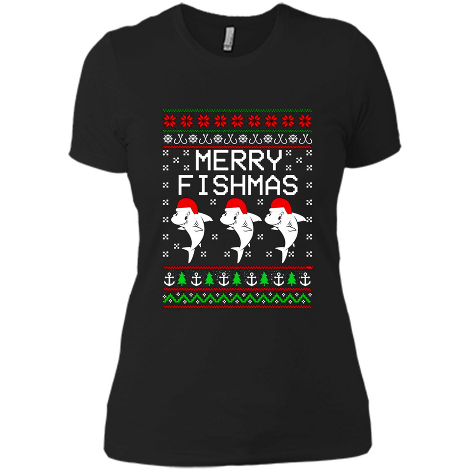 Merry Fishmas Christmas sweatshirt PINGPONG