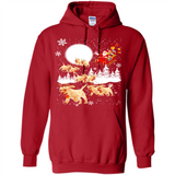 Christmas Santa Golden Retriever Sleigh For Labrador Retriever