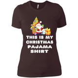 This is My Christmas Pajama Shirt - Santa Bear Tree Gift Tee