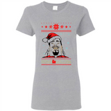 Home Malone Christmas Sweater PINGPONG - Ladies Short-Sleeve