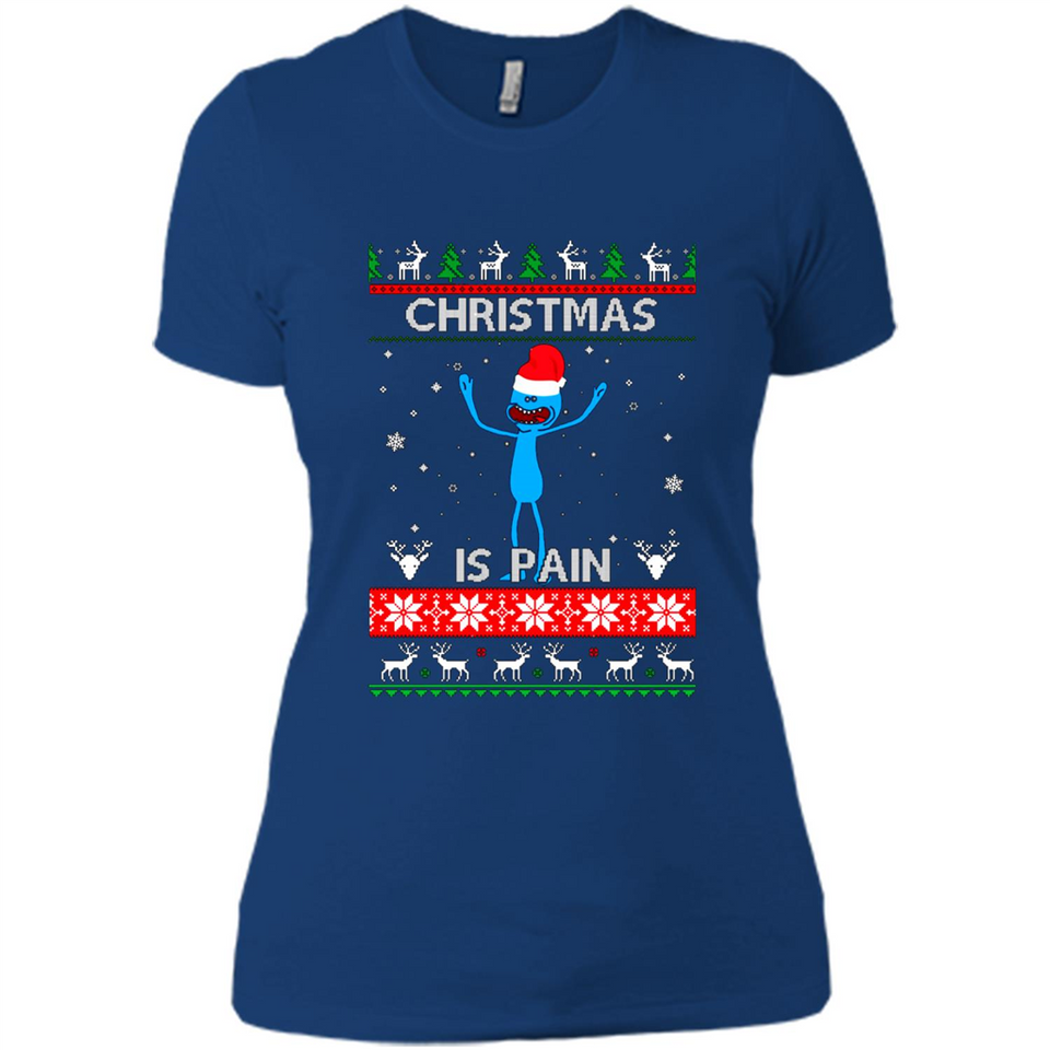 Mr Meeseeks Christmas Is Pain – Rick and Morty Christmas Sweater PINGPONG