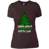 Looks Great Little Full Lotta Sap Funny Christmas PINGPONG