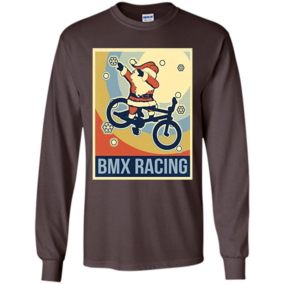 bmx racing dabbing Santa Christmas