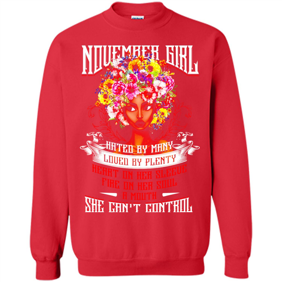 November Girl Flower - Sweatshirt