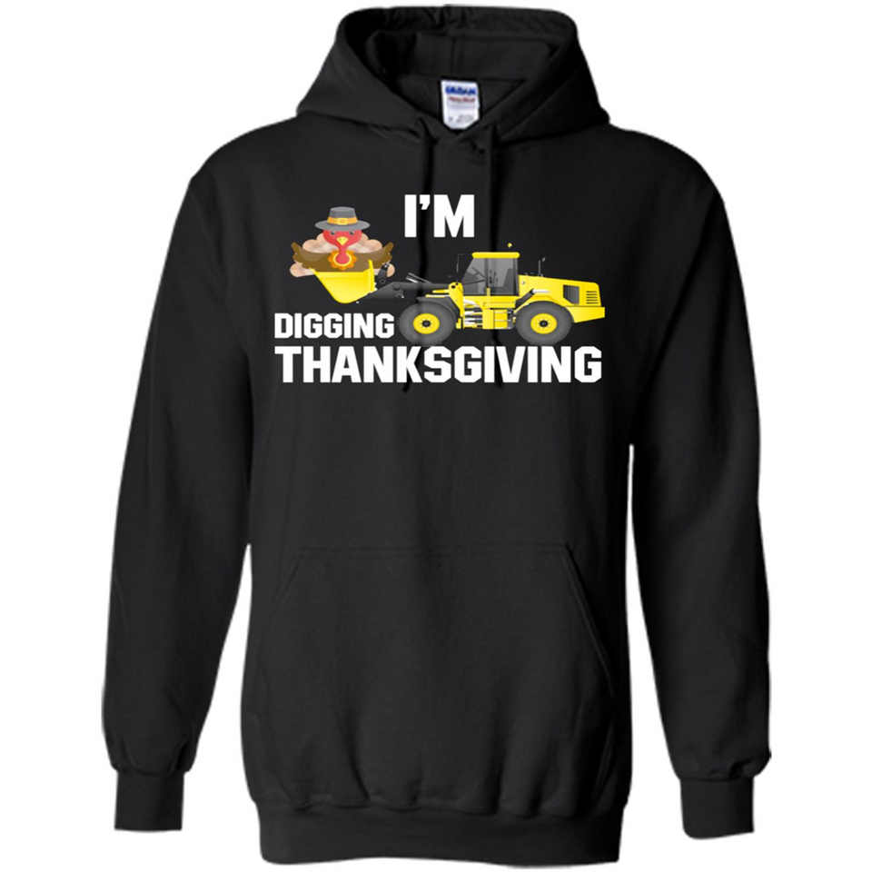 I'm Digging Thanksgiving Cute Turkey Tractor