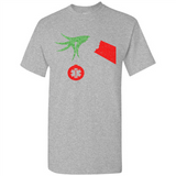 Funny Grinch Hand holding Doctor ornament Christmas Sporty T-Shirt - Shirt