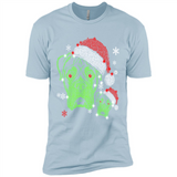 Boxer Dog diamond Christmas - Premium Short Sleeve T-Shirt